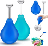 Ziliny 2 Pcs Wet Felting Tool Set, Ball Brause Sprinkler Squeeze Flower Sprinkler, for Working on Seams, Flat Felts, Hat & Slipper Shaping