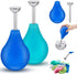 Ziliny 2 Pcs Wet Felting Tool Set, Ball Brause Sprinkler Squeeze Flower Sprinkler, for Working on Seams, Flat Felts, Hat & Slipper Shaping