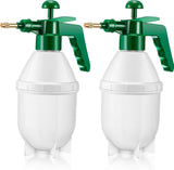 2 Pcs 27 oz Handheld Pump Spray Bottle Garden Mister Spray Bottles Lawn Pressure Hand Pump Sprayer with Adjustable Nozzle for Chemicals Watering Weeds Plants and Cleaning (Green)