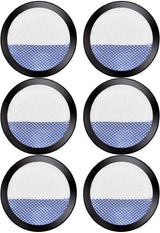 6 Pack Replacement ilters or Eureka RapidClean Pro Cordless Stick Vacuum Cleaner NEC180 NEC185 NEC186 NEC190