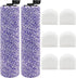 8 Pack Brush Roller and ilter Replacement or Shark WD201 Vacuum - Washable oam ilters or WD100, WD101, WD101C, WD200, WD200C, WD201, WD201C - HydroVac Pro XL 3-in-1 Vacuum