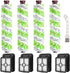 8 Pack Replacement Parts or Bissell CrossWave Pet Pro 2306A & CrossWave 1785 Series 3888A Vacuum Cleaner, 4 Pack 2460 Brush Rolls, 4 Pack 1866 ilters, Compare to Part 1613568&161-3568, 1608684