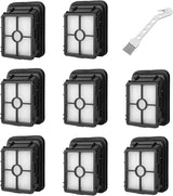 8 Pack 1866 Replacement ilters Compatible with Bissell Crosswave 1785 2306 2551 & 2554 CrossWave Cordless Max All in One Wet-Dry Vacuum Cleaner, Compare to Part # 1608684
