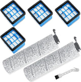 Replacement Parts or Bissell Crosswave Omniorce 3882 3883 3967 3970 CrossWave Omniorce Omniind Vacuum Cleaner, 2 Brush Rolls,4 ilters