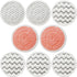 8 Pack Upgraded 3897A Rotating Mop Pads Replacement Steam Mop Pads or Bissell SpinWave SmartSteam Scrubbing Steam Mop 3897A,3712,3712W Steam Rotating Mop Pads,Part No 1641112