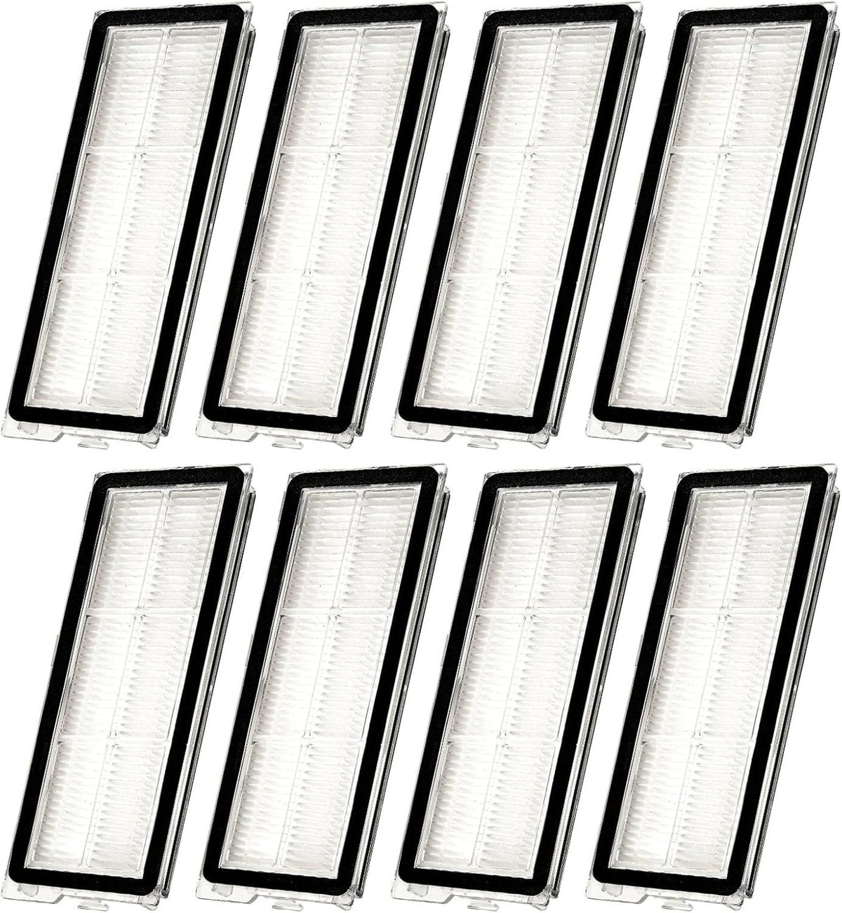 Replacement ilters Compatible with  Qrevo S, Qrevo Plus, Qrevo Pro, Qrevo S5V, QV 35A, QV 35S, Qrevo Edge, Qrevo Edge S5A, Qrevo Curv, Qrevo Curv S5X, Robot Vacuums, 8-pack