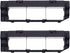 Main Brush Cover Replacement Compatible with  S6 MaxV/Pure, S6, E4, S4 Max, S4, S5 Max, S5, E35 and E2 Robot Vacuum Cleaners, Black, 2-Pack.