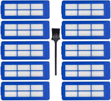 Replacement ilters Compatible with euy Robovac 11S Max, 15C Max, G30, G30 Edge/Hybrid/Verge, G10, G20, Robot Vacuums Accessories with Cleaning Brush