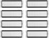 Replacement ilters Parts, Compatible with  Q Revo/Qrevo 2R3W, Robot Vacuums Cleaner Replacement Spare Parts Accessories, 8-pack.