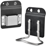 iGuerburn Drill Belt Holder & Hammer Holder Loop Clip on 2" Tool Belt for Impact Driver Drill Gun Nailer Rip Claw Framing Hammer