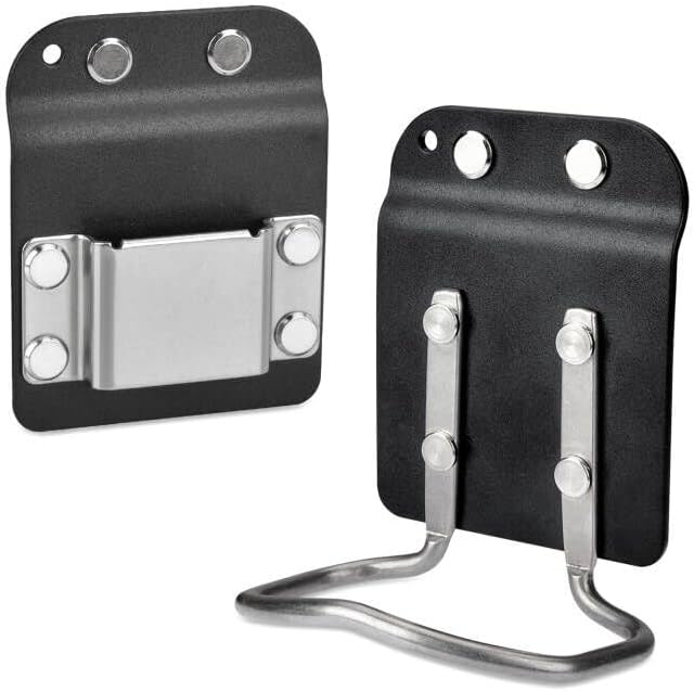 iGuerburn Drill Belt Holder & Hammer Holder Loop Clip on 2" Tool Belt for Impact Driver Drill Gun Nailer Rip Claw Framing Hammer