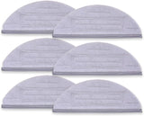 Mop Cloths Pads, Compatible with  S8, S8+, S7, S7+, S7 MaxV Plus/MaxV Ultra/Pro Ultra, Robot Vacuum Cleaners, Washable Spare Parts Accessories, 6-Pack.