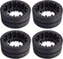 Replacement Rubber Wheel Tires Compatible with iRobot Braava Jet M6 (6110) (6012) (6112) (6113), Anti-slip, Great Adhesion and Easy Assembly, 4-Pack.