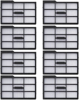 Replacement HEPA ilters Compatible with euy E28 E25 (New Version) Robot Vacuums Parts High-Eiency ilter Accessories, 8-Pack
