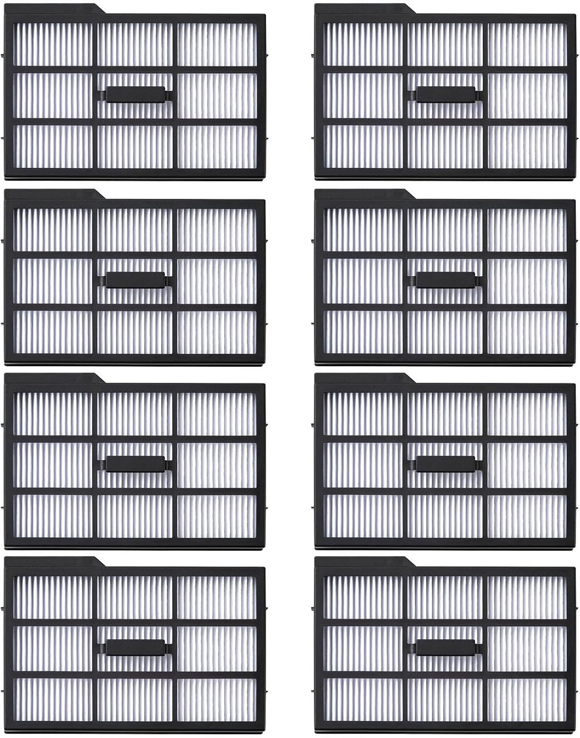 Replacement HEPA ilters Compatible with euy E28 E25 (New Version) Robot Vacuums Parts High-Eiency ilter Accessories, 8-Pack