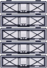 Gray Replacement H12 HEPA ilters Compatible with Neato D10, D9, D8, D7, D6, D5, D4, D3, Robotic Vacuum Cleaners, 5-Pack.