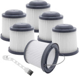 6 Pack PV110 Replacement Handheld Vacuum ilters: Compatible with Black and Decker Cordless Pivot Vac BDH2000PL BDH2020L PHV1410 PHV1810 PHV1210 BDH1620LH Handheld Vacuum, Part # 90552393