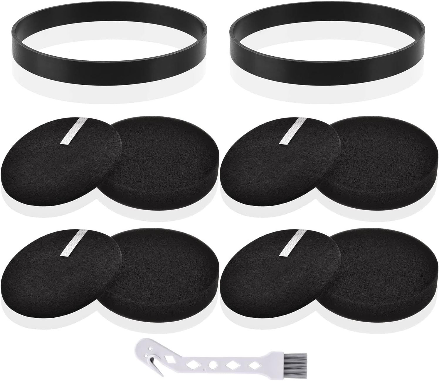 ilter and Belt Replacement or Bissell 2258 2492 2252 2254 2489 2486 2260 or Cleanview Powerliter Swivel Rewind Pet Vacuum Cleaner, 2+4 Pack, Compare to Part #3031120, 1608225 & 1601972