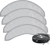 4 Pack Replacement Mop Pads or i-Robot Roomba Combo j7+/ j9+ Accessories, Microiber Washable Mopping Pad or iRobot Roomba Combo j7+/ j9+ Robot Vacuum and Mop (Not its or Roomba j7/ j7+/ j9+)