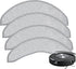4 Pack Replacement Mop Pads or i-Robot Roomba Combo j7+/ j9+ Accessories, Microiber Washable Mopping Pad or iRobot Roomba Combo j7+/ j9+ Robot Vacuum and Mop (Not its or Roomba j7/ j7+/ j9+)