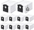 10-Pack 4-Liter Dust Bags Compatible with Dreame D10 Plus Gen 2 Robot Vacuum (RLD32GD), 10 × 4L Disposable Replacement Vacuum Bags