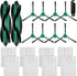 Accessories Kit Compatible with iRobot Roomba 104/105 Vac & Combo, Essential Q0120, Q0520, Y0110, Y0140, Q011 Robot Vacuum Replacement Parts,2 Main Brush, 8 Side Brush, 8 HEPA ilter (18 Pack)