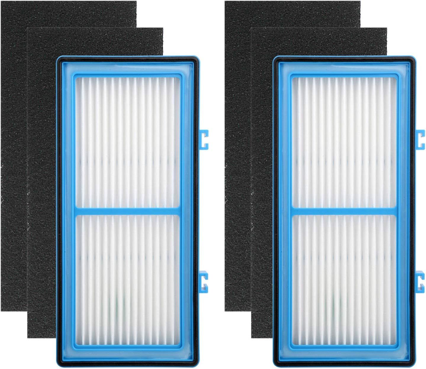 Aer1 ilter Replacement or Holmes Air Puriiers AER1 Type Total Air ilter Replacement ilters or HAP30AT and HAP242-NUC, 2 True HEPA ilters + 4 Carbon Booster ilters