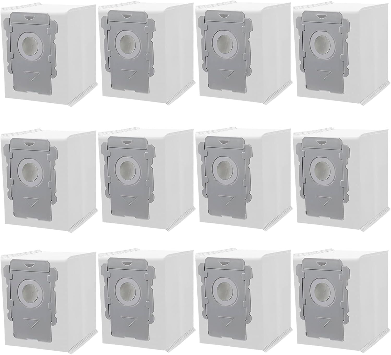 12 Pack Vacuum cleaner bags or irobot Roomba i7 i7+ i8 i8+ i3 i3+ i4 i4+ i6 i6+ j7 j7+ s9 s9+, i and s and j Series Clean Base Automatic Dirt Disposal Bags