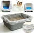 Large Cat Litter Liners, Jumbo Drawstring Leakproof Bags for IRIS Cat Litter Boxes, Heavy Duty 2 MIL Tear-Resistant Extra Durable Disposable Bags for Most Cat Litter Pans, 42“ x 20”, 16PCS