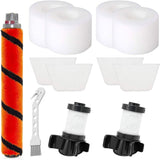 2 Vacuum ilters + 4 oam elt ilters + 1 Brush Compatible with Shark IONlex DuoClean I100 X30 X40 60 80 I200 I201 I202 I205 I251 I252 I281 I282 I285 U280 IC205, XPREM100 XPSTM100