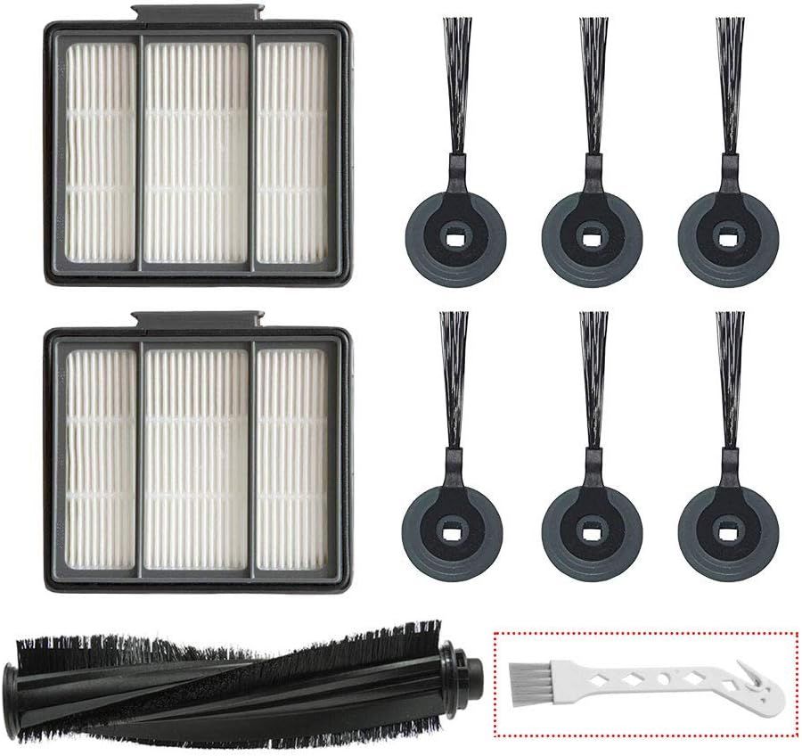 10 Pack Replacement ilter Side Brush or Shark ION Robot Vacuum R85 RV850 S86 S87 S88 R71 R72 R75 RV761 RV771 RV871 AV751 AV752 AV753