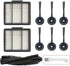 10 Pack Replacement ilter Side Brush or Shark ION Robot Vacuum R85 RV850 S86 S87 S88 R71 R72 R75 RV761 RV771 RV871 AV751 AV752 AV753