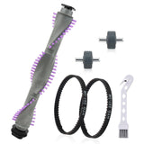 Roller Brush Replacement or Shark Navigator Lit Away NV350,NV352,NV353,NV360,NV356E,NV42,NV80,UV420,NV70,NV41,NV71,NV90,NV22 Series Upright Vacuum，1 Roller Brush + 2 Belts + 2 Wheels