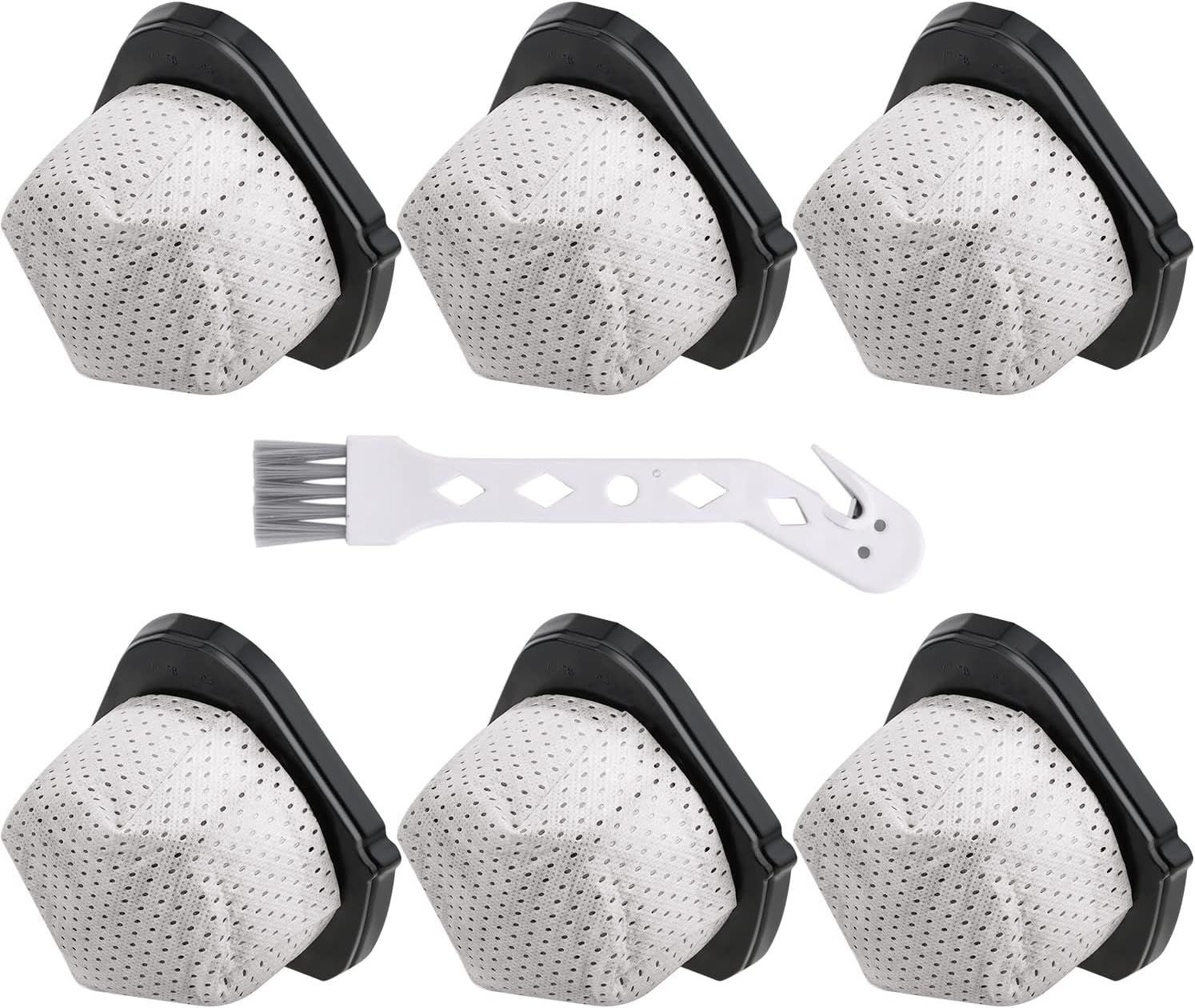 6 Pack Dust Cup ilters Replacement or Shark Cordless Handheld Vacuum SV780 SV75Z SV728N SV726N, Replacement Part# X769, XSB726N