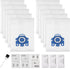 10 Packs 3D Airclean Bags Replacement or Miele GN Vacuum Cleaner Bags it or Miele Classic C2 C3 S2 S5 S8 S400 Series with Motor Protection ilters, AirClean ilters
