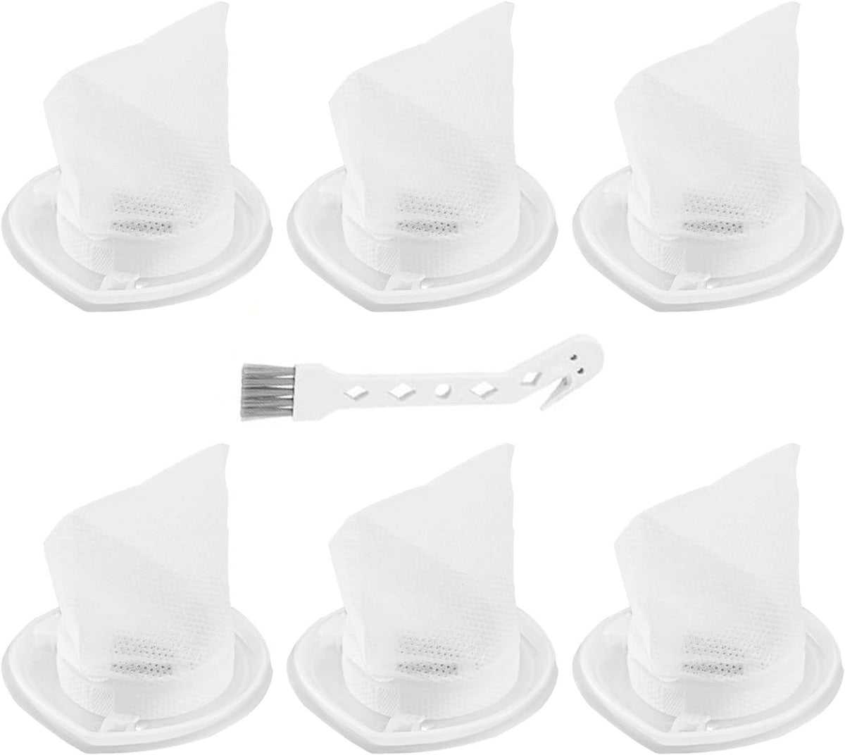 EV100 ilter Replacement Compatible with Black & Decker Hand Vacuum HNV220B HNV115J HNV215B HNV115B 90590689 Series Cleaners, 6 Pack