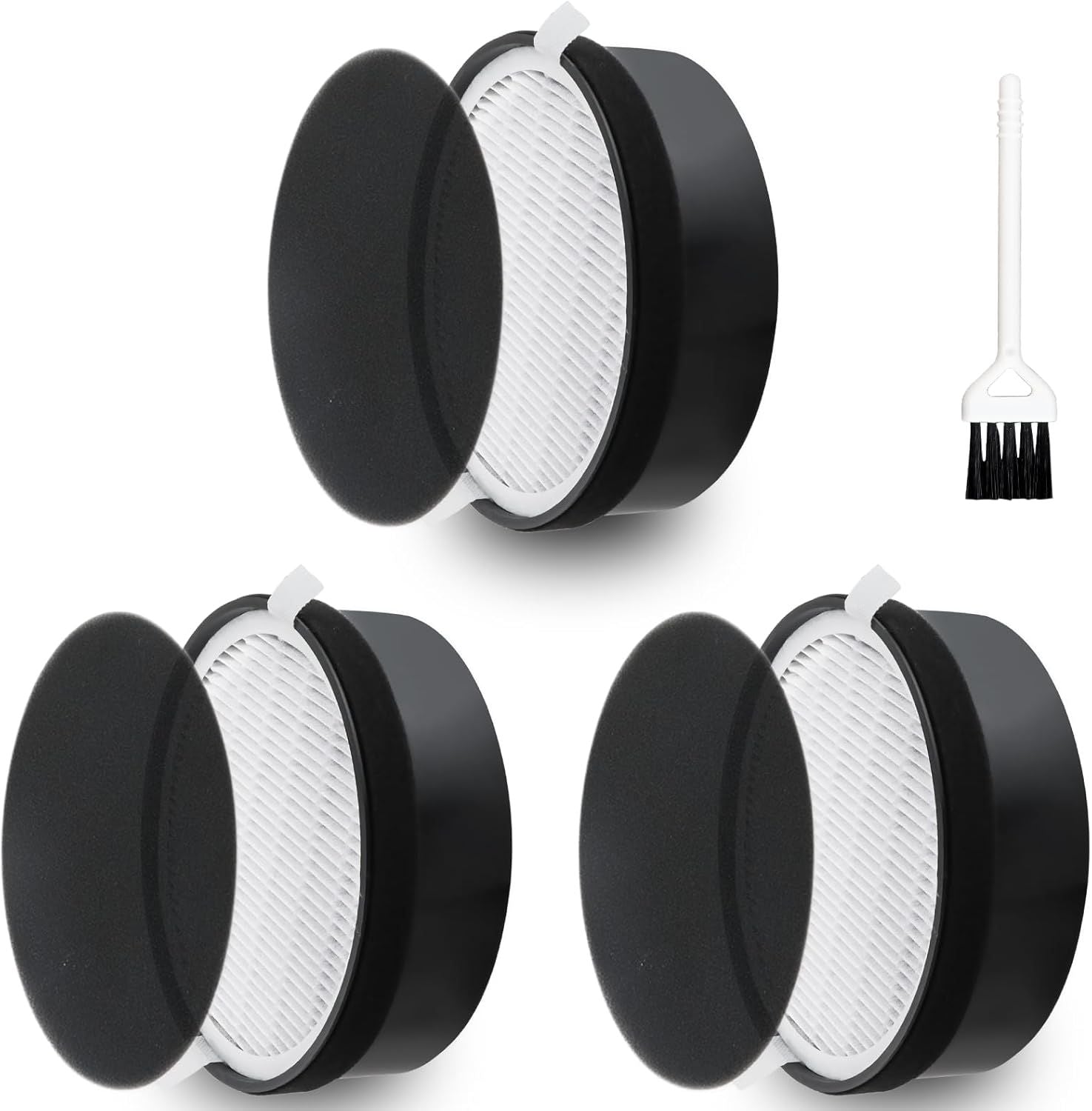 LV-H132 ilter Replacement or LEVOIT Air Puri-ier LV-H132-R, 3-in-1 True HEPA and Activated Carbon iltration (3 Pack)