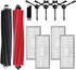 Replacement Parts Accessories Compatibale or  S8 Pro Ultra / S8 / S8+ Robotic Vacuum Cleaners Include: 1 Dual Roller Main Brush 4 Side Spin Brushes 4 Hepa ilter Attachments