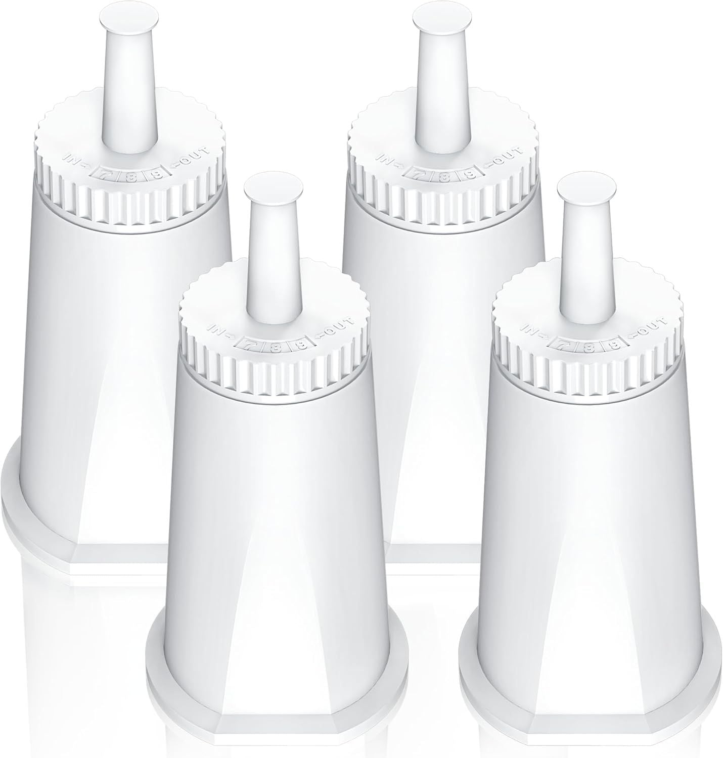 4 Pack Replacement Water ilter or Breville Espresso Machine Barista Touch Bes880, Barista Pro BES878, Oracle Touch BES990, Oracle BES980, Dual Boiler BES920 Bambino ClaroSwiss Sage by