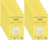 Vacuum Bags Replacement or Kenmore Canister C/Q 5055 50555 50557 50558 and Pana·sonic Type C-5 C-18 Vacuums - Premium Vacuum Cleaner Dust Bag - 12 Pack