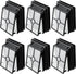 6 Pack 1866 ilters Compatible with Bissell Crosswave 3888A 1785 2210 2211 2304 2306 2551 2554 2590 2593 2596 CrossWave Cordless Max All in One Wet-Dry Vacuum Cleaner, Compare to Part 