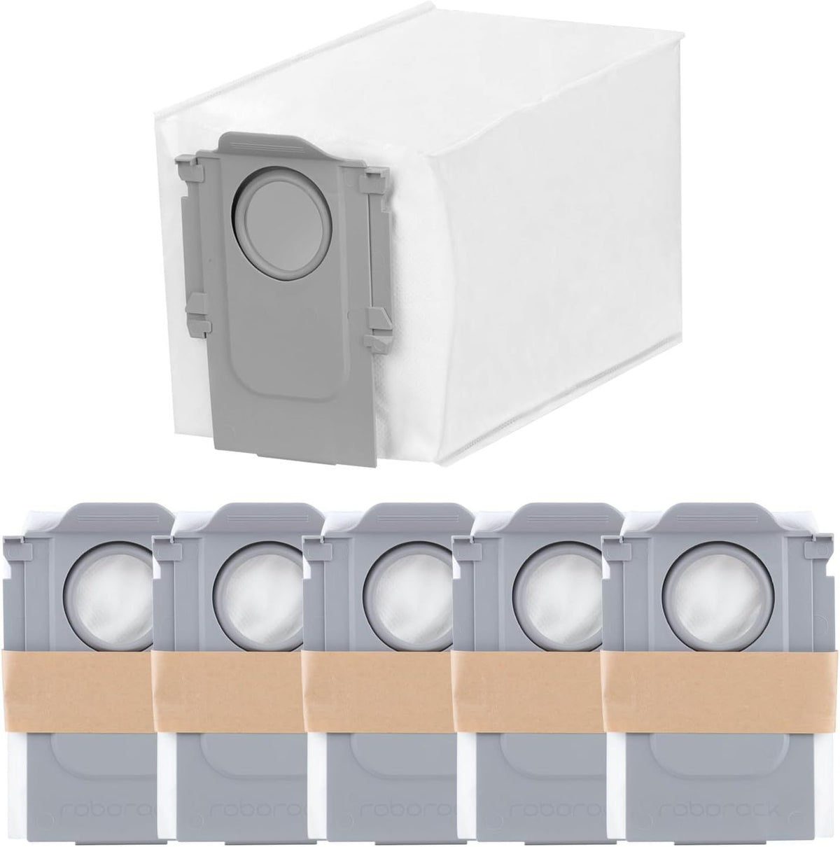 6 Packs Disposable Dust Bags or QV35A, Saros10series, Saros20, Saros 20 Sonic, QrevoCurv2low, QrevoCurv, QrevoEdgeS5A, QrevoSlim, S8MaxUltra, QrevoMaxV, QRevo series Robot Vacuum