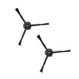 Side Brushes Replacement (2 Pieces) or S8 Pro Ultra, S7 Max Ultra, Qrevo,  Qrevo Slim, Series o S7 MaxV/S7/Q7Max/Q8 Max/S8/Q7/Q5/S6/S5/S4/E5/E4/E3/E2 Robot Vacuum Cleaner, Black