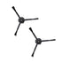 Side Brushes Replacement (2 Pieces) or S8 Pro Ultra, S7 Max Ultra, Qrevo,  Qrevo Slim, Series o S7 MaxV/S7/Q7Max/Q8 Max/S8/Q7/Q5/S6/S5/S4/E5/E4/E3/E2 Robot Vacuum Cleaner, Black