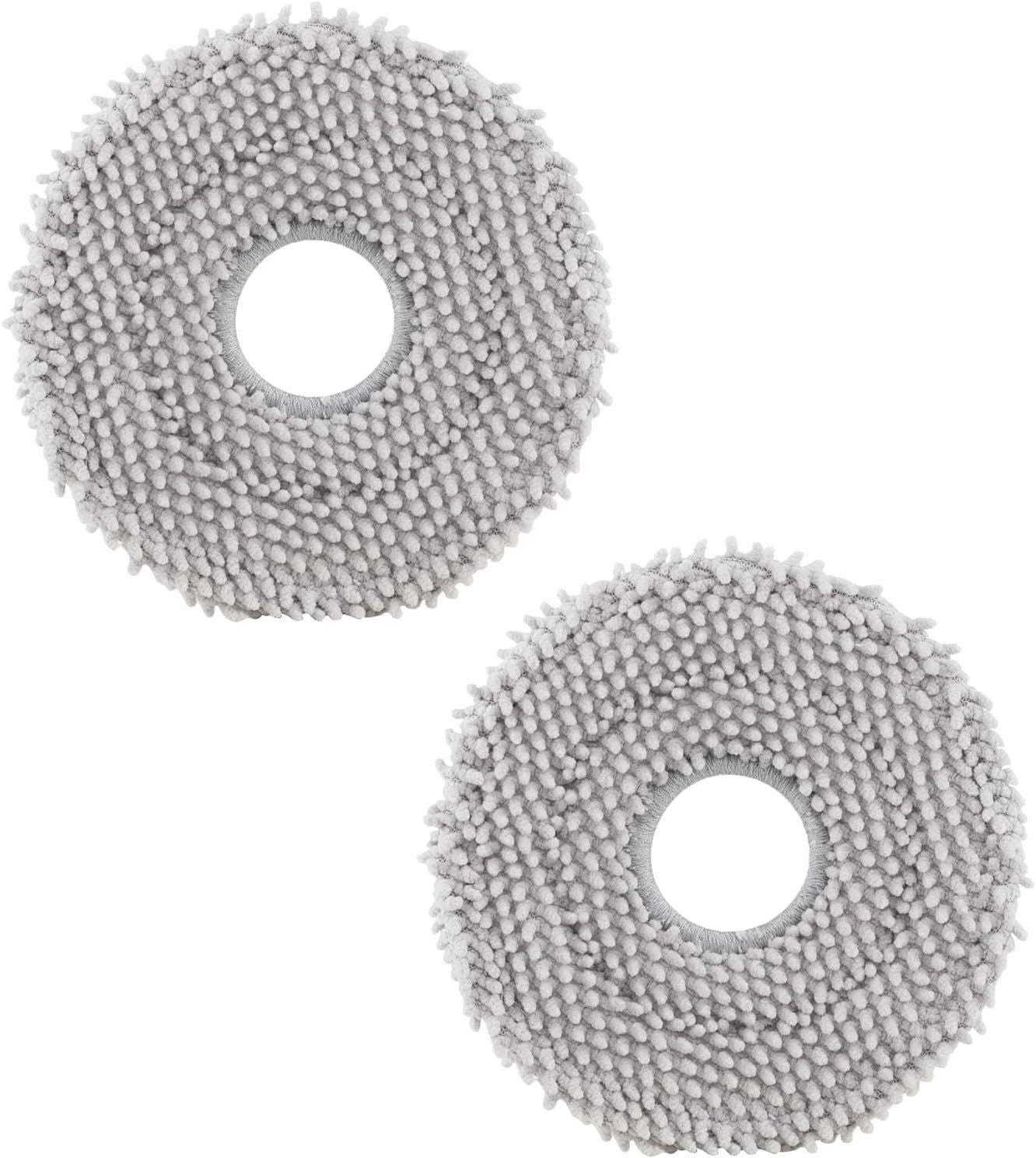 4 Pack Microiber Mop Cloths or Q Revo, Qrevo MaxV, Qrevo S, Qrevo Pro, Qrevo Slim Qrevo S5V Robot Vacuum Cleaner, Mop Pad Replacement Accessories