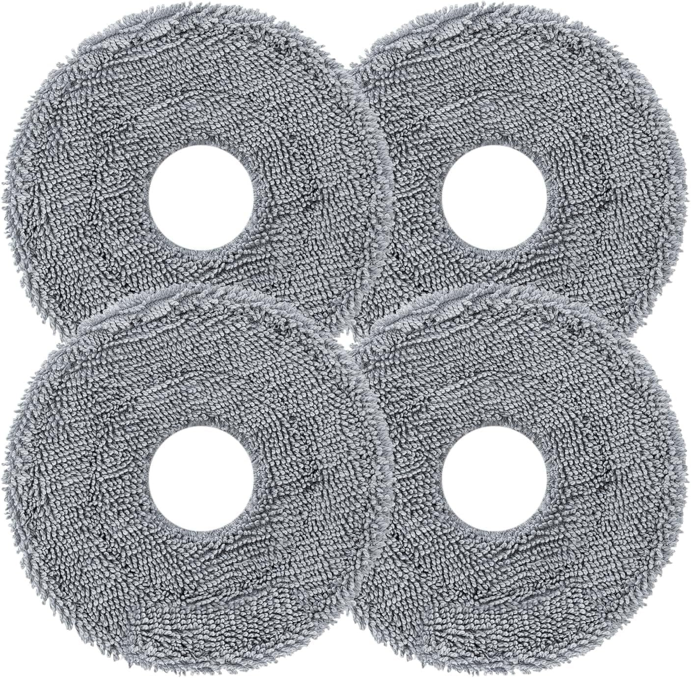 Rotating Mop Cloths or Saros 20 (4-Pack), 200 RPM Scrubbing, 30-Level Water Adjustment, Compatible with 212℉ Auto Wash & 131° Drying, Reusable Mop Pads or Hardwood Tile Marble Carpet