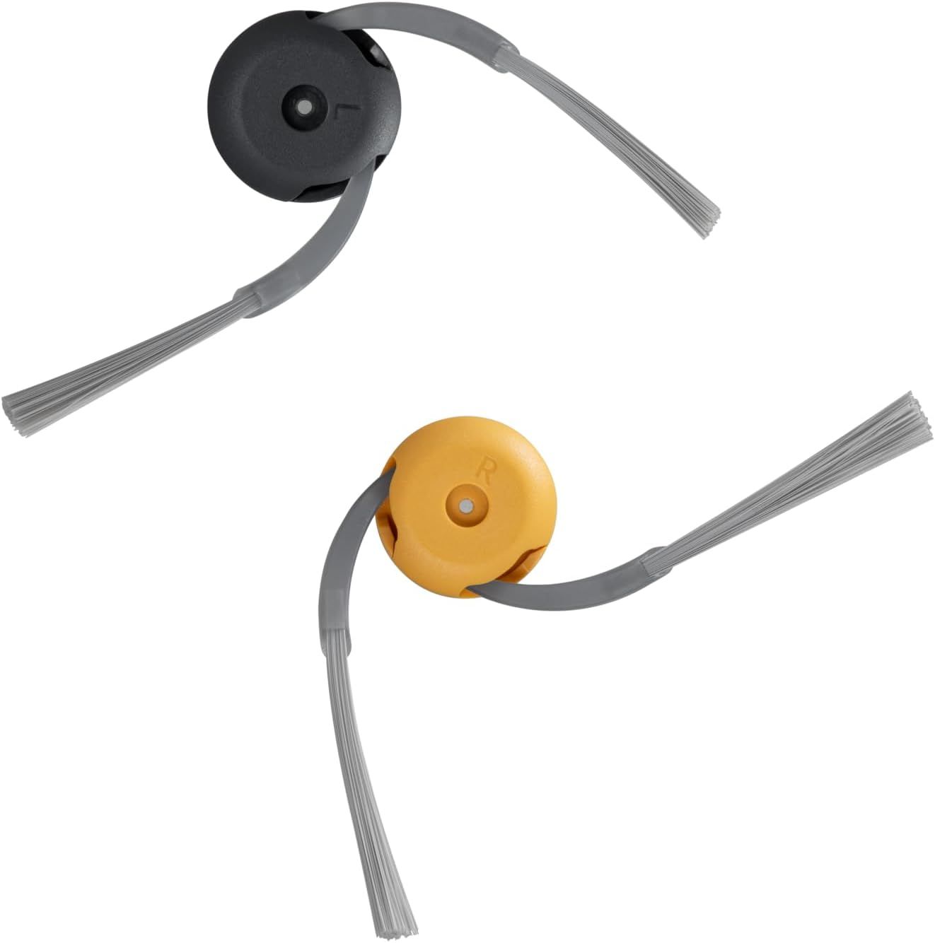 Side Brushes Replacement (2 Pieces) or Qrevo Curv 2 low Robot Vacuum Cleaner, Gray& Yellow