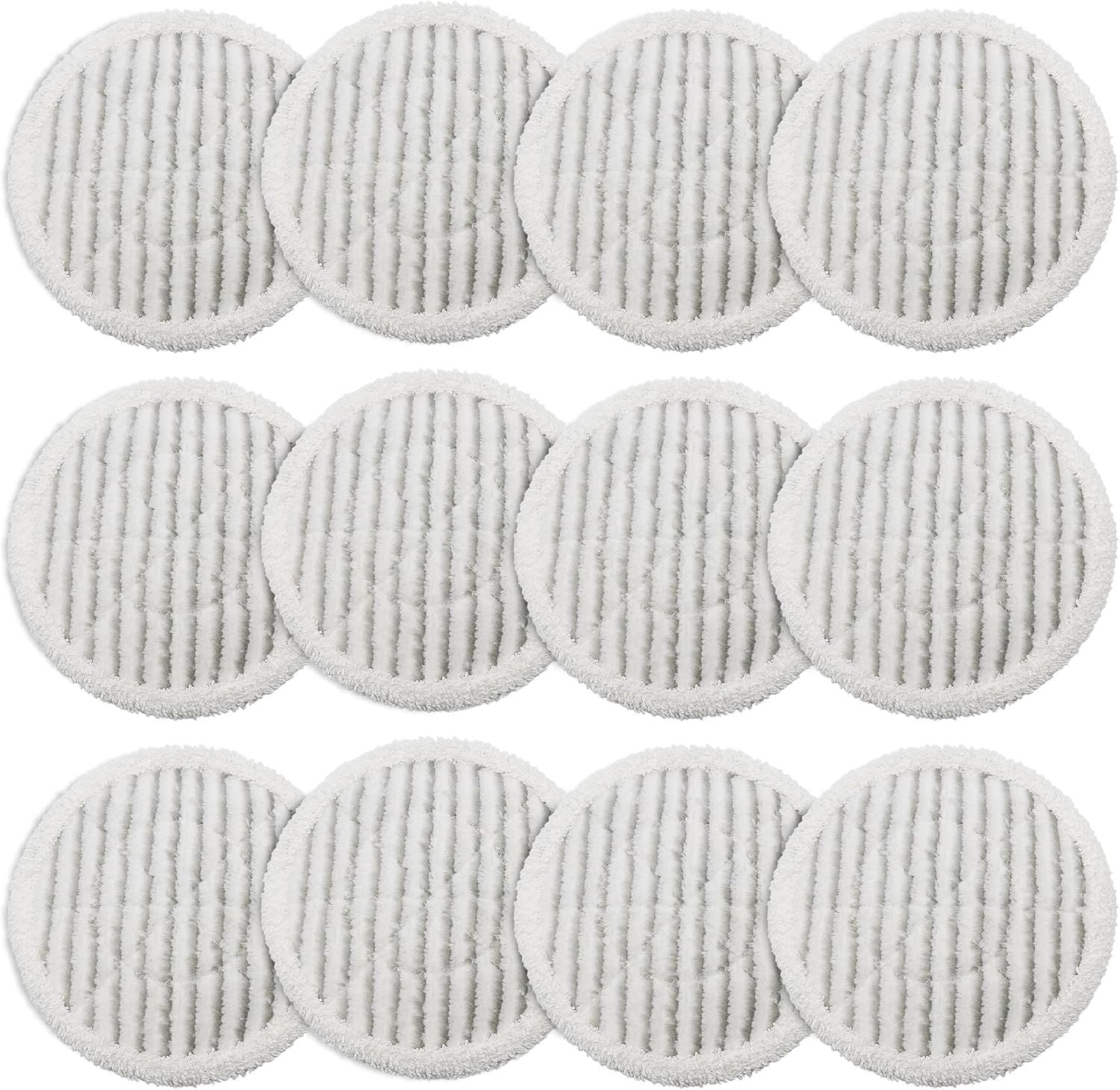 12 Pack S8201 Replacement Steam Mop Pads or Shark S7001 S8001 S7201 S7000AMZ S7000 S7005 S7020 S7001C S7000C Steam Mop, Steam & Scrub All-in-One Scrubbing Mop Pads, or Model XKITP7000