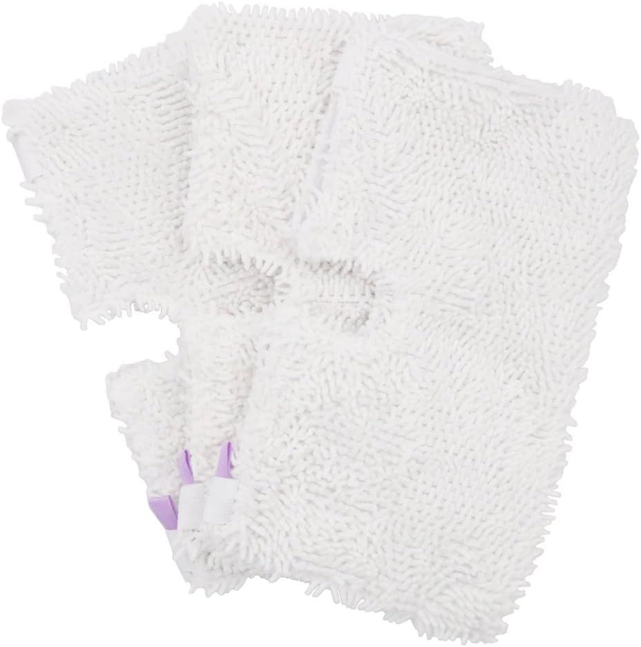 3Pcs Steam Mop Pads, Washable Microiber Cleaning Steamer Replacement Pads or Shark Steam Mop S3501 S3601 S2902 S3901 S3550 S3601D S3801 S3801CO SE450 S2901