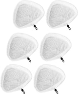 6Pcs Steam Mop Pads,Reusable Washable Microiber Steamer Cleaning Pads Replacement Pads Accessories or Steamboy X5 H2O H20 S302 S001 SKG 1500W Steam Mop